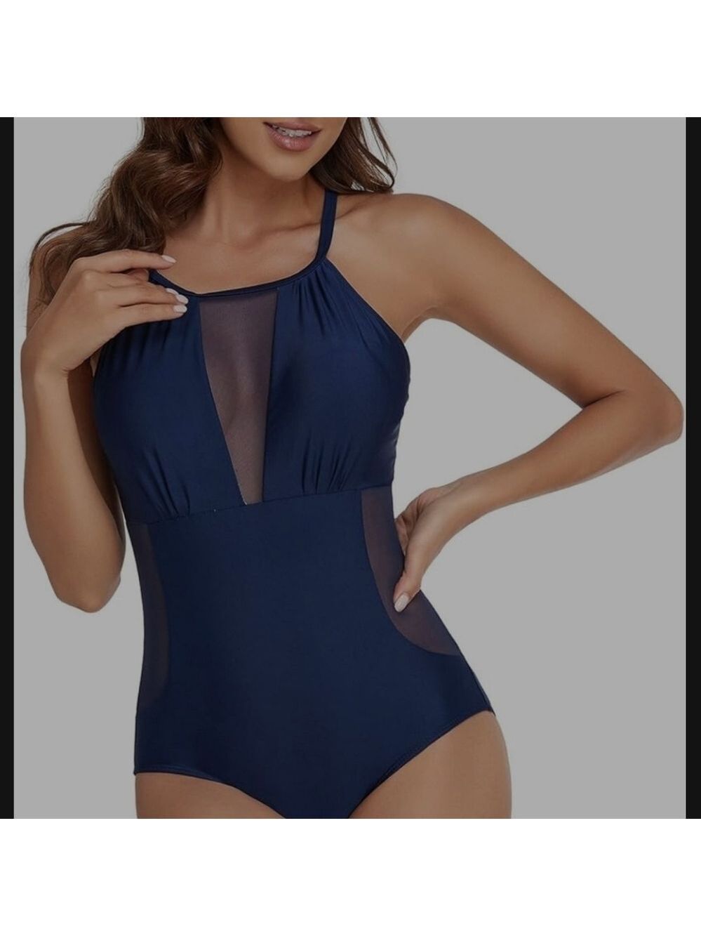 ALEEFA WOMEN'S One Piece swimsuit XS new